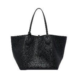 Black Big Totissima Reversible shopping bag