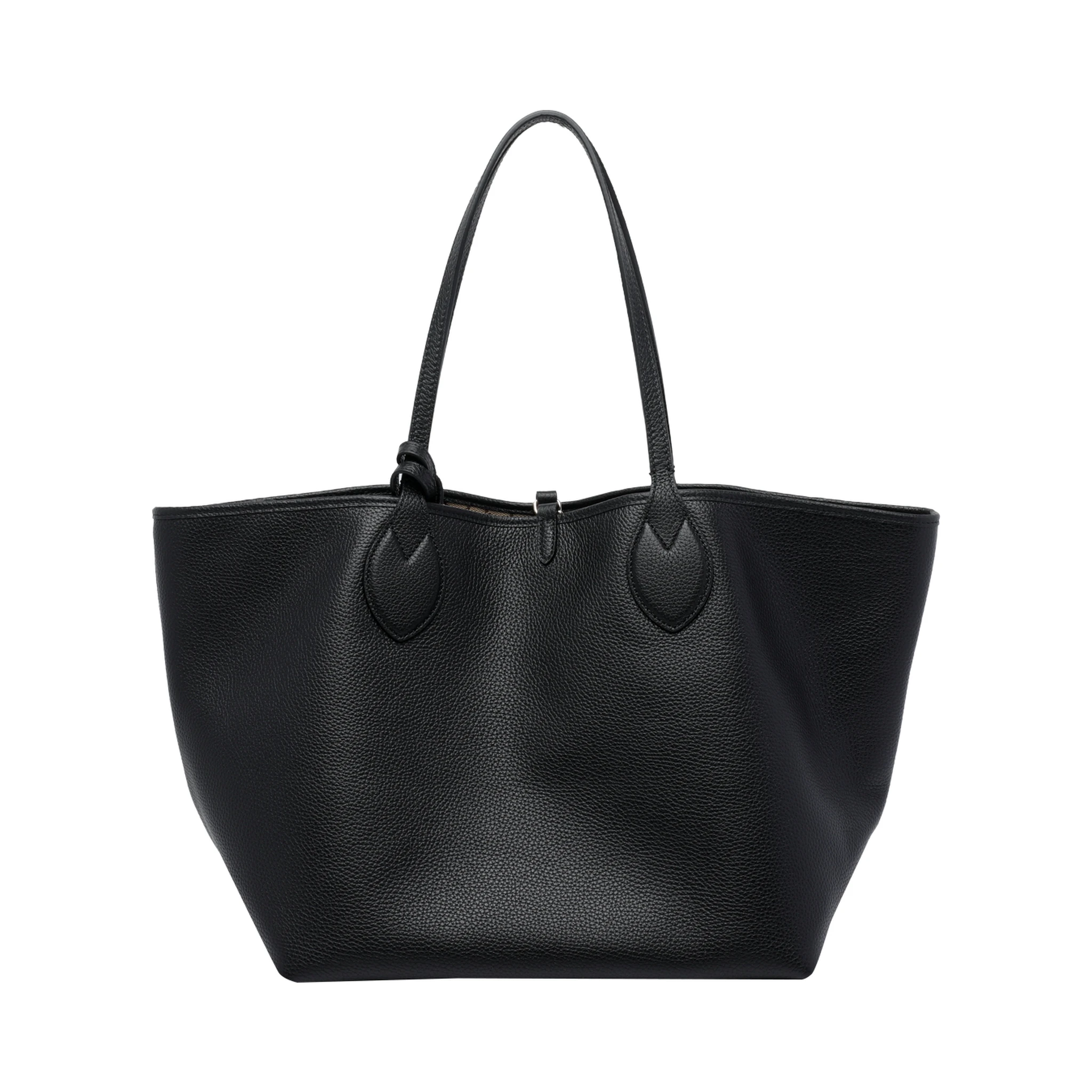 Black Big Totissima Reversible shopping bag