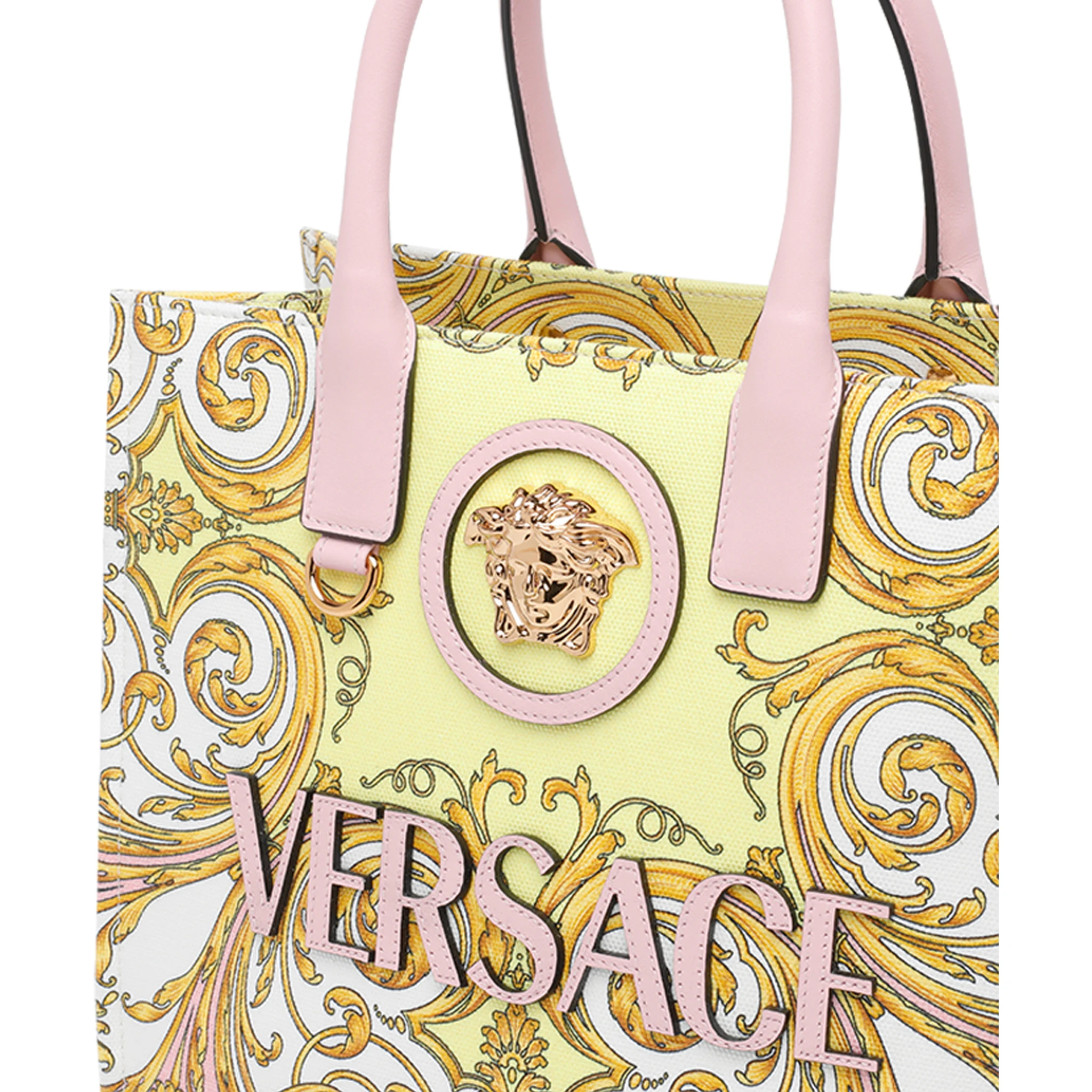 Small La Medusa Printed Tote Bag