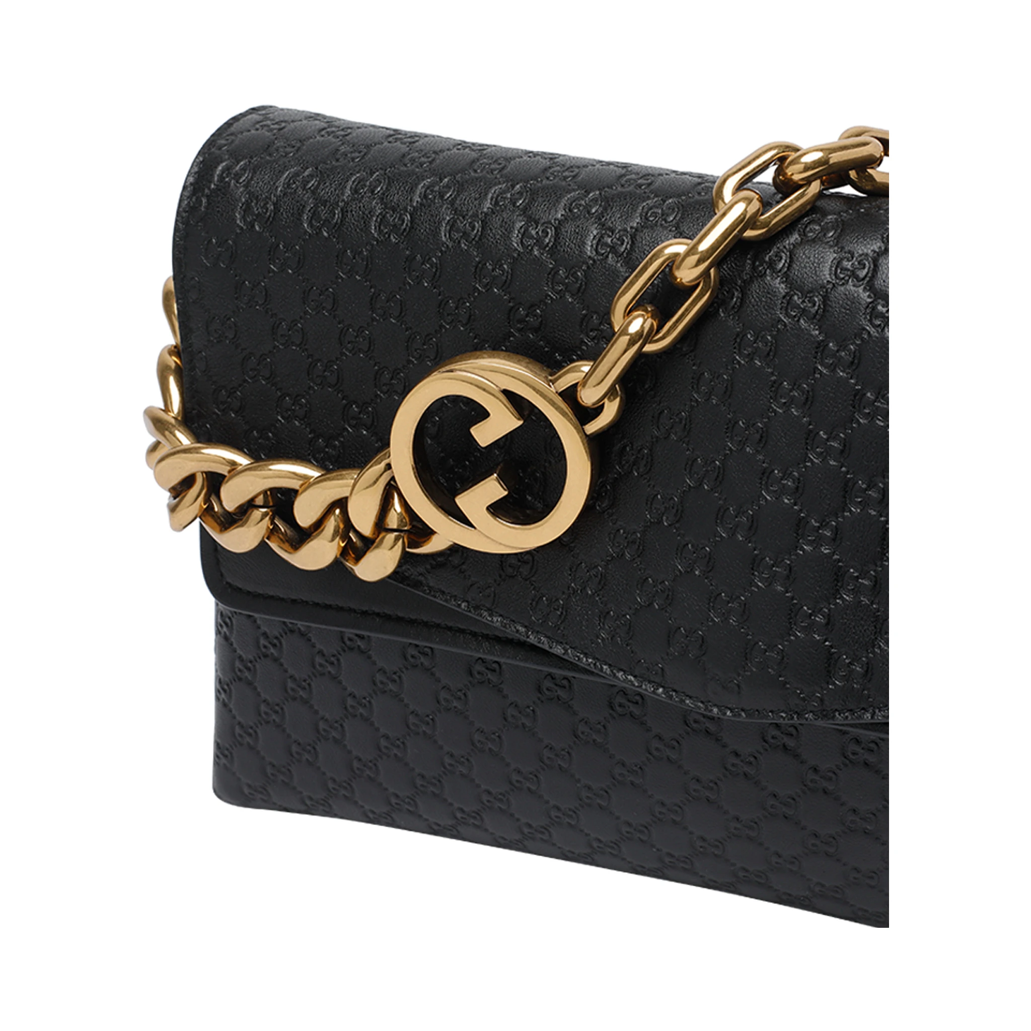 Black Medium GG chain shoulder bag
