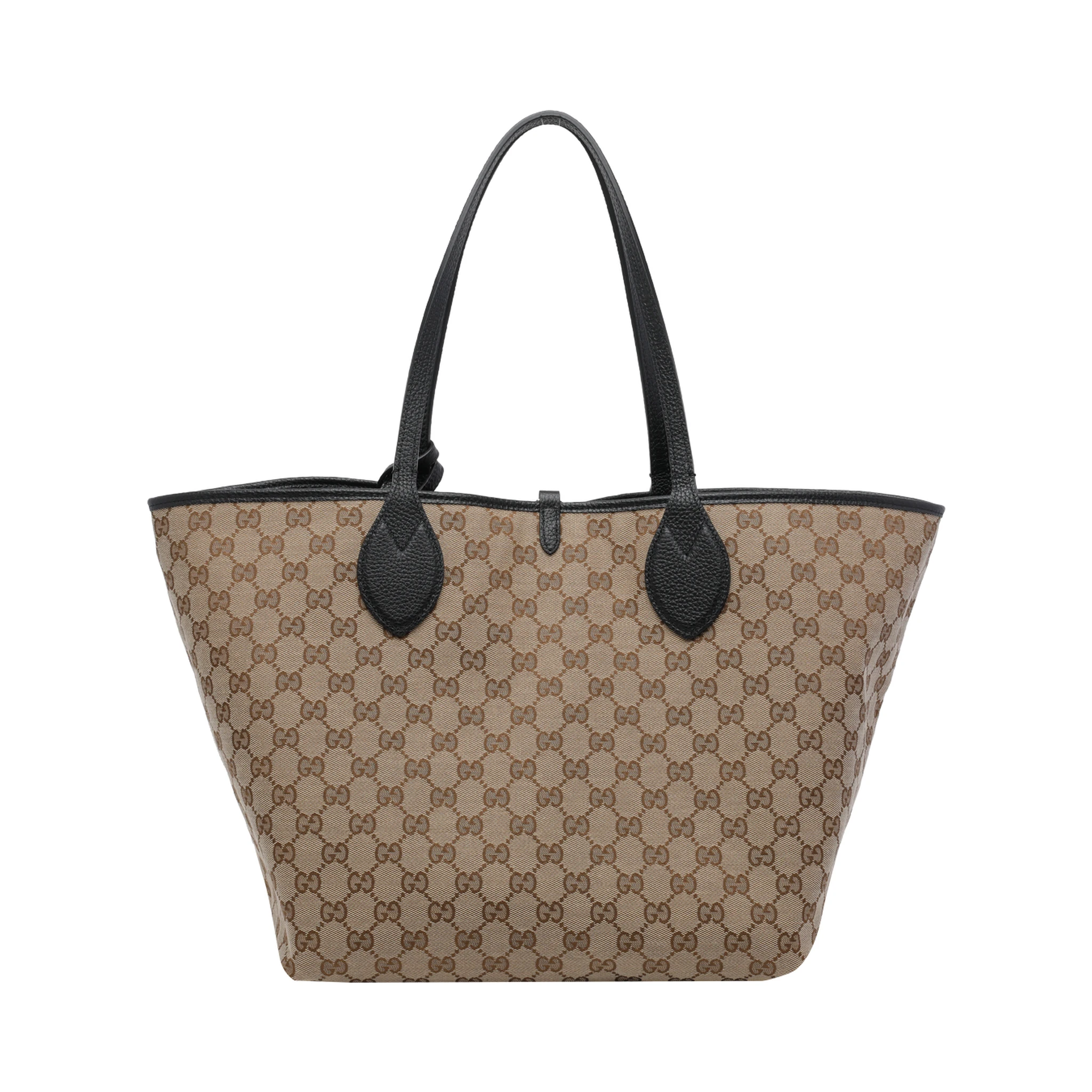 Black Big Totissima Reversible shopping bag