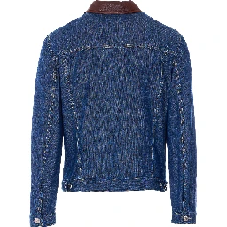 Denim outerwear jacket
