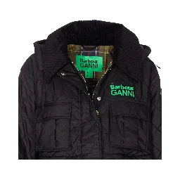 BARBOUR X GANNI Coats Black