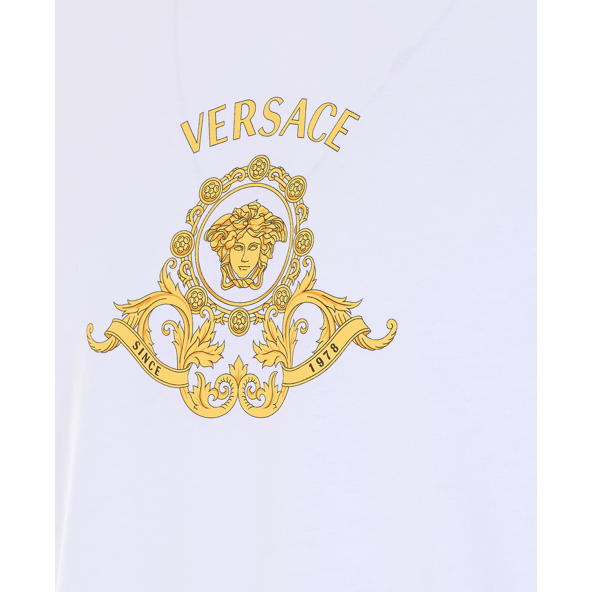Versace T-shirts and Polos White