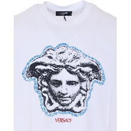 Versace T-shirts and Polos White