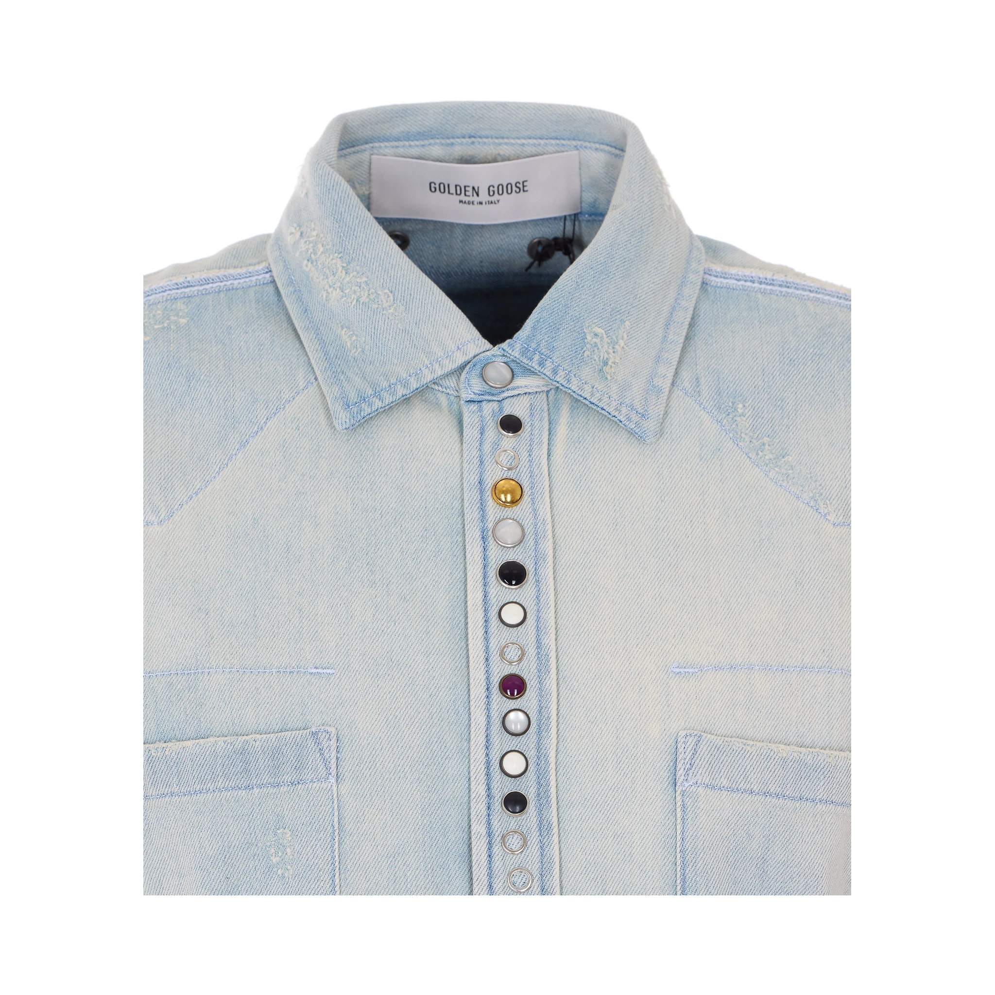 Golden Goose Shirts Blue