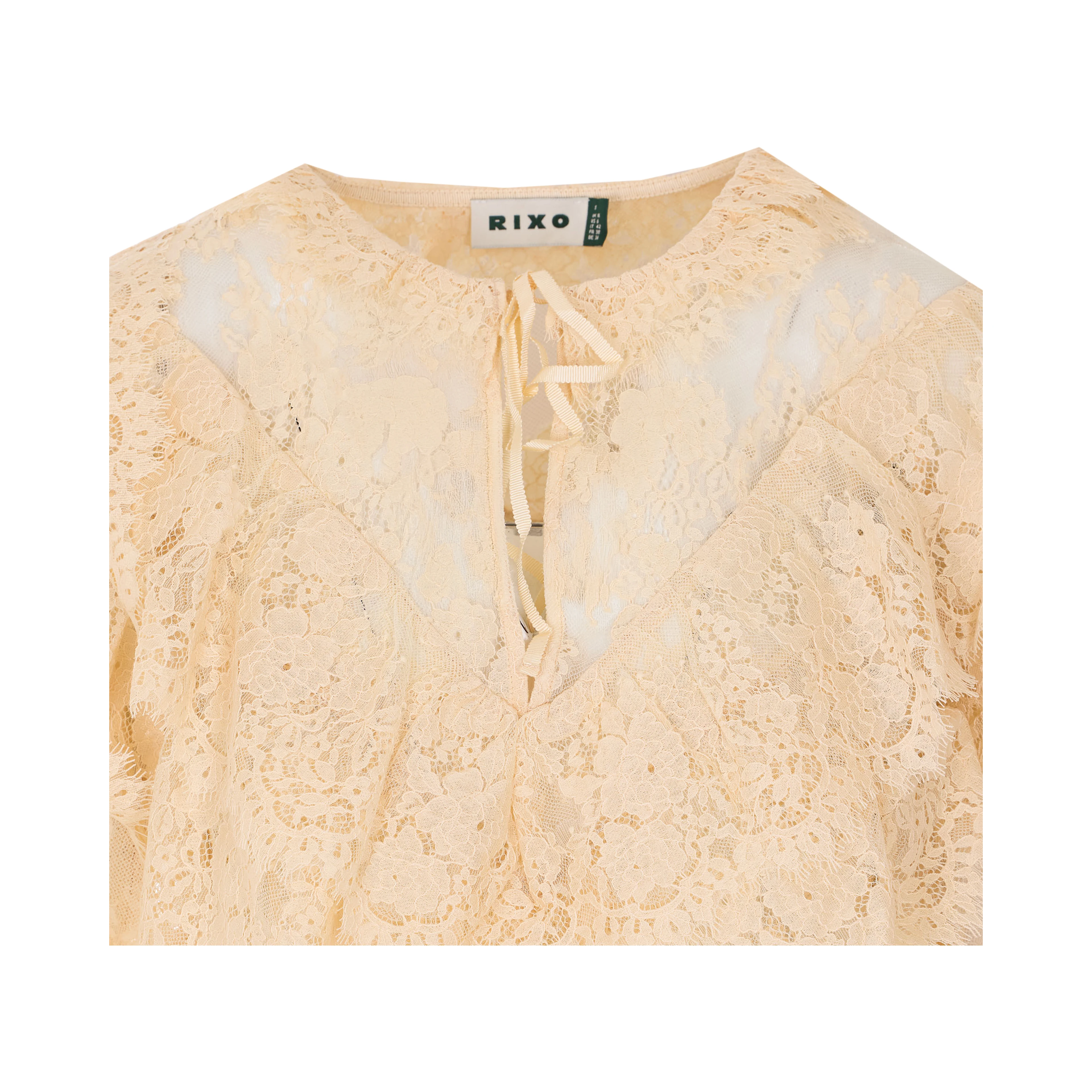 Rixo Top Beige