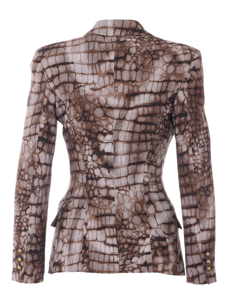 Elisabetta Franchi Jackets Brown alternative