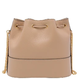 Sand Vlog Signature chain bucket bag