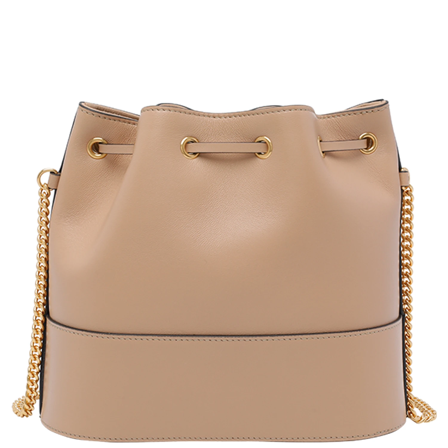 Sand Vlog Signature chain bucket bag