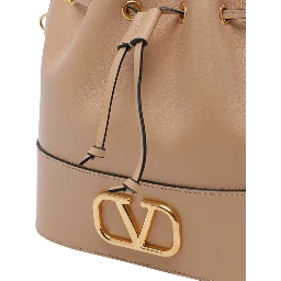 Sand Vlog Signature chain bucket bag