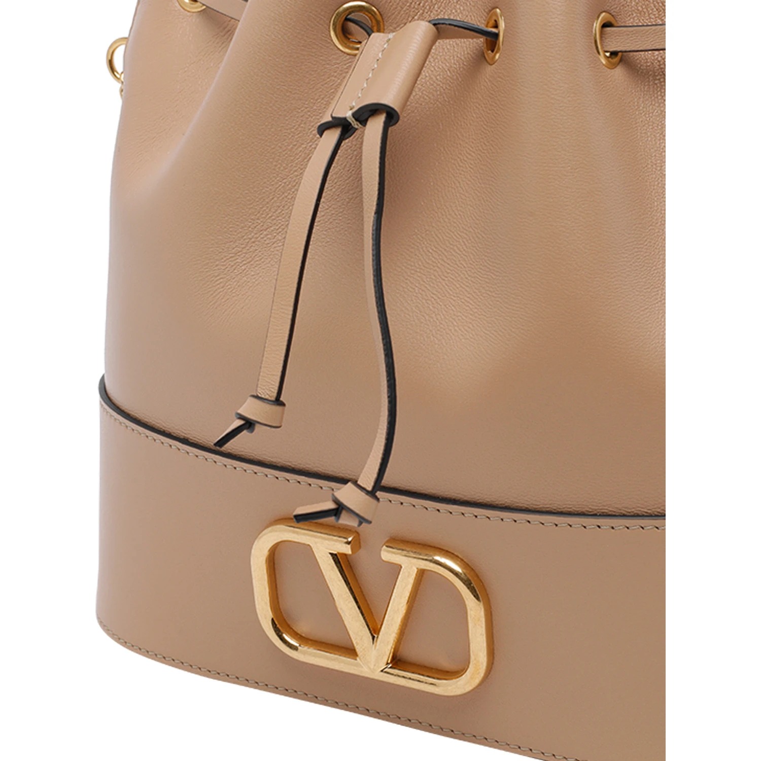 Sand Vlog Signature chain bucket bag