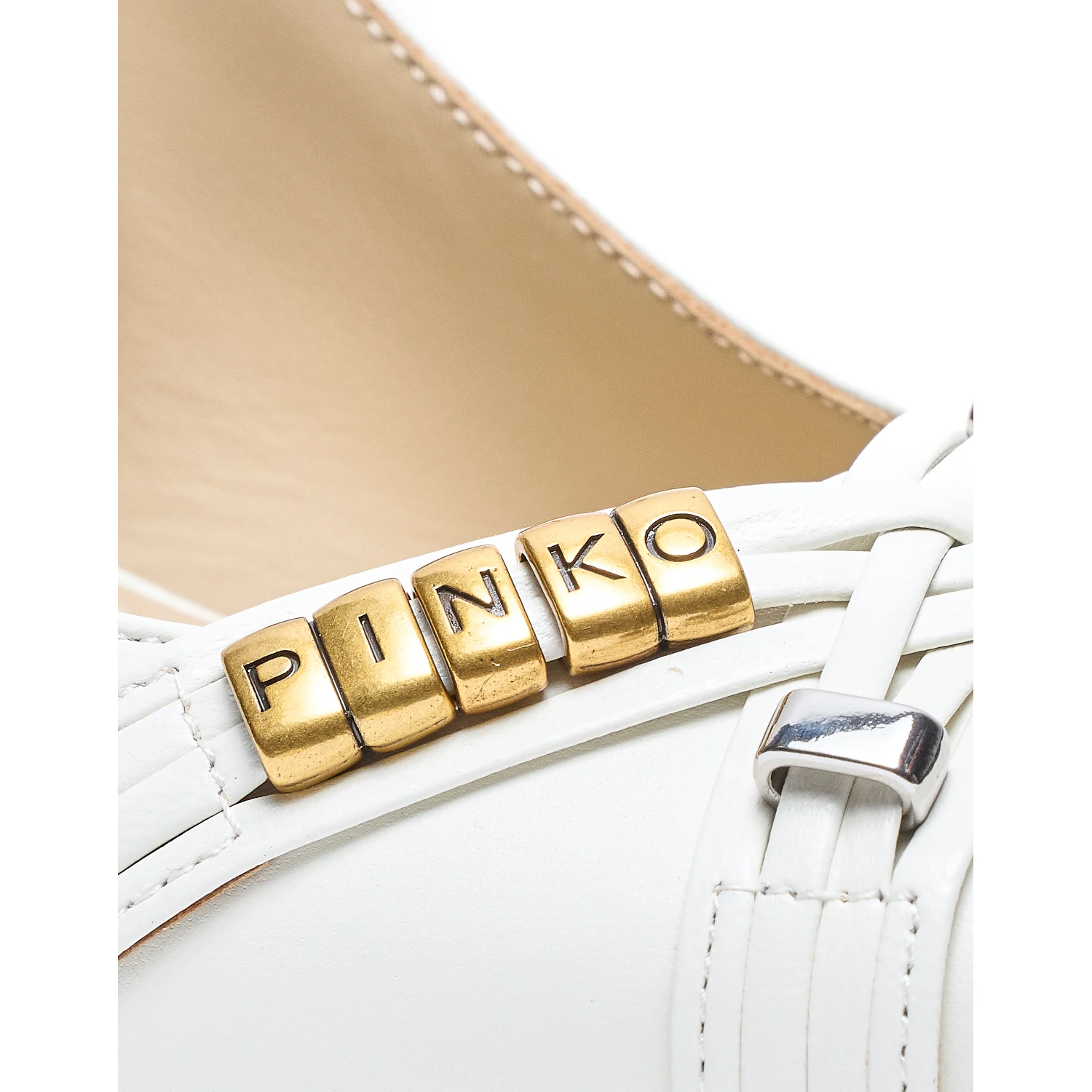 Pinko With Heel White