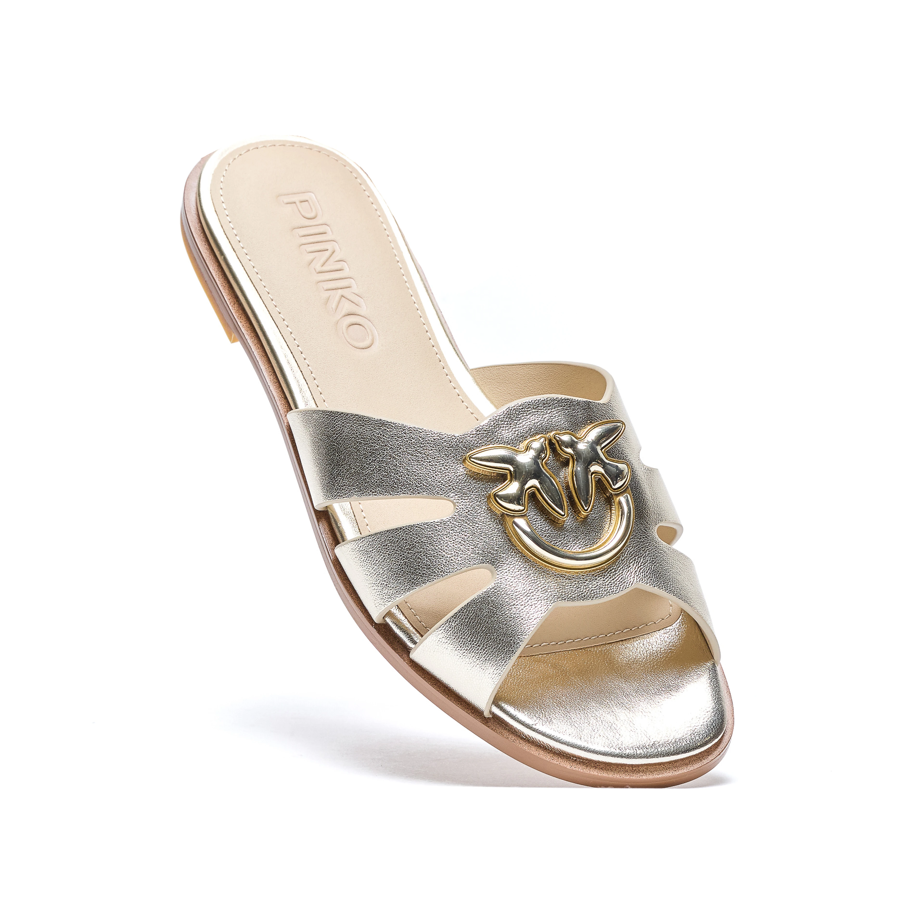Pinko Sandals Golden