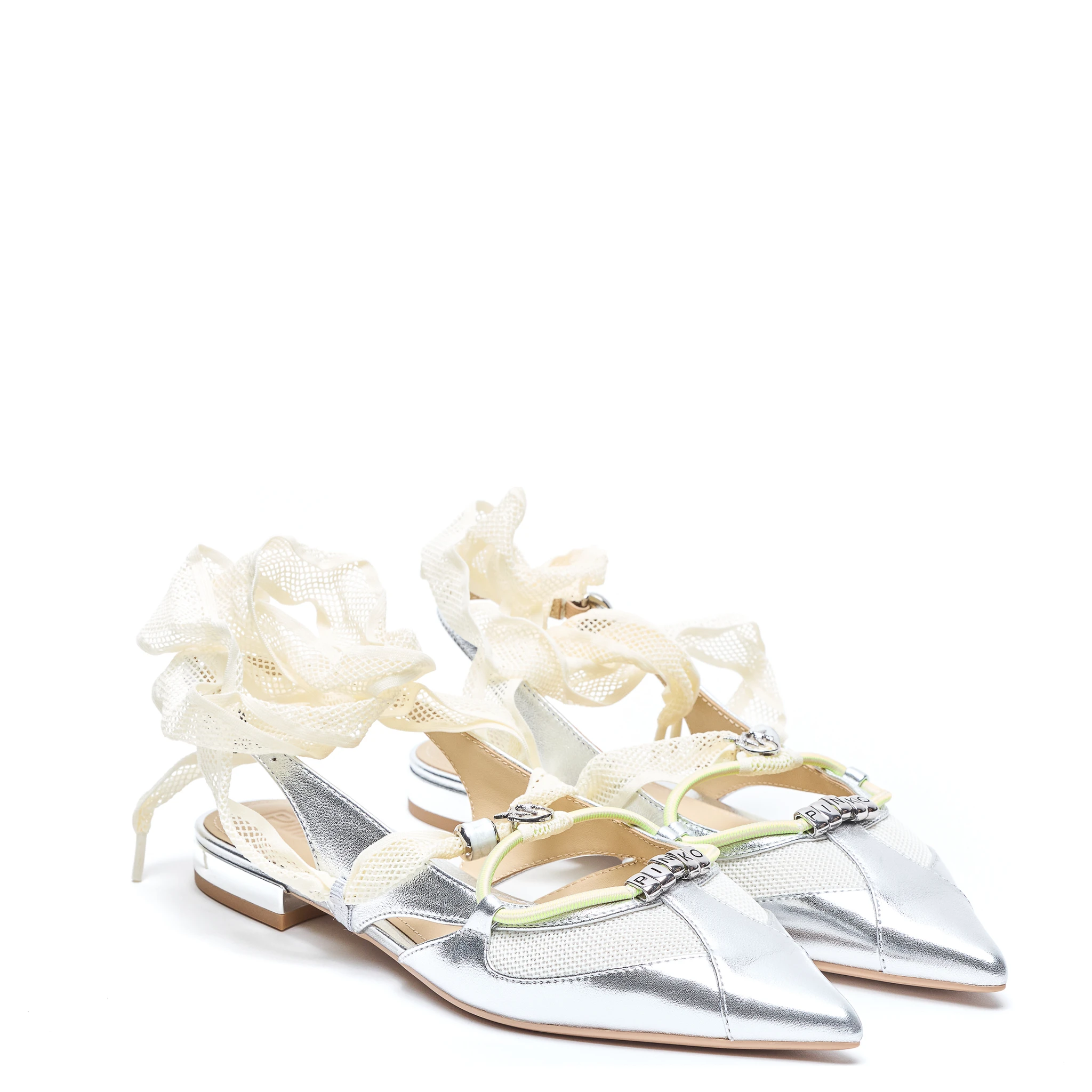 Pinko With Heel Silver