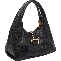 Black Horsebit shoulder bag