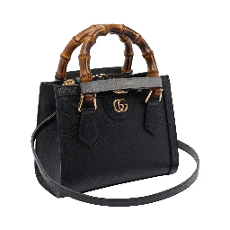 Black Gucci Diana small shopping bag