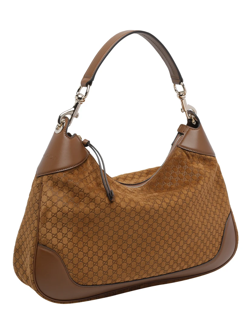 Brown Medium Gucci B shoulder bag