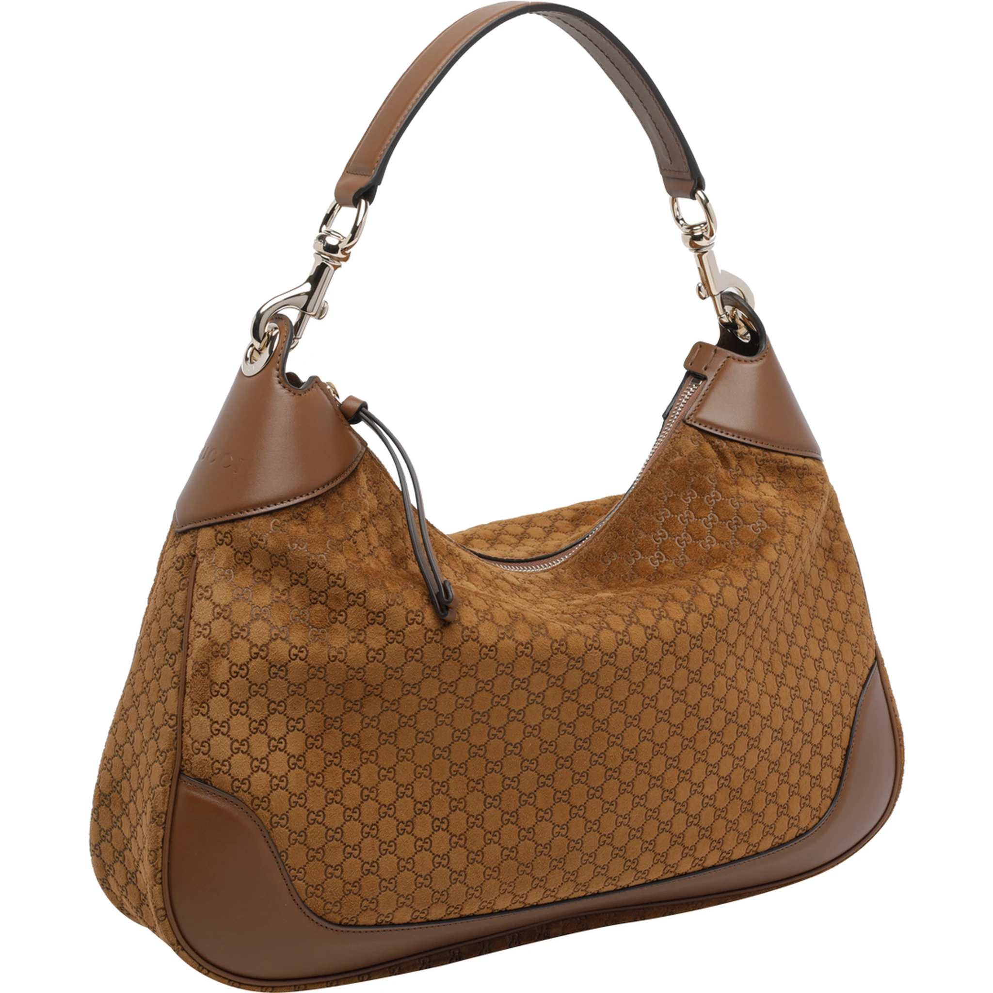 Brown Medium Gucci B shoulder bag