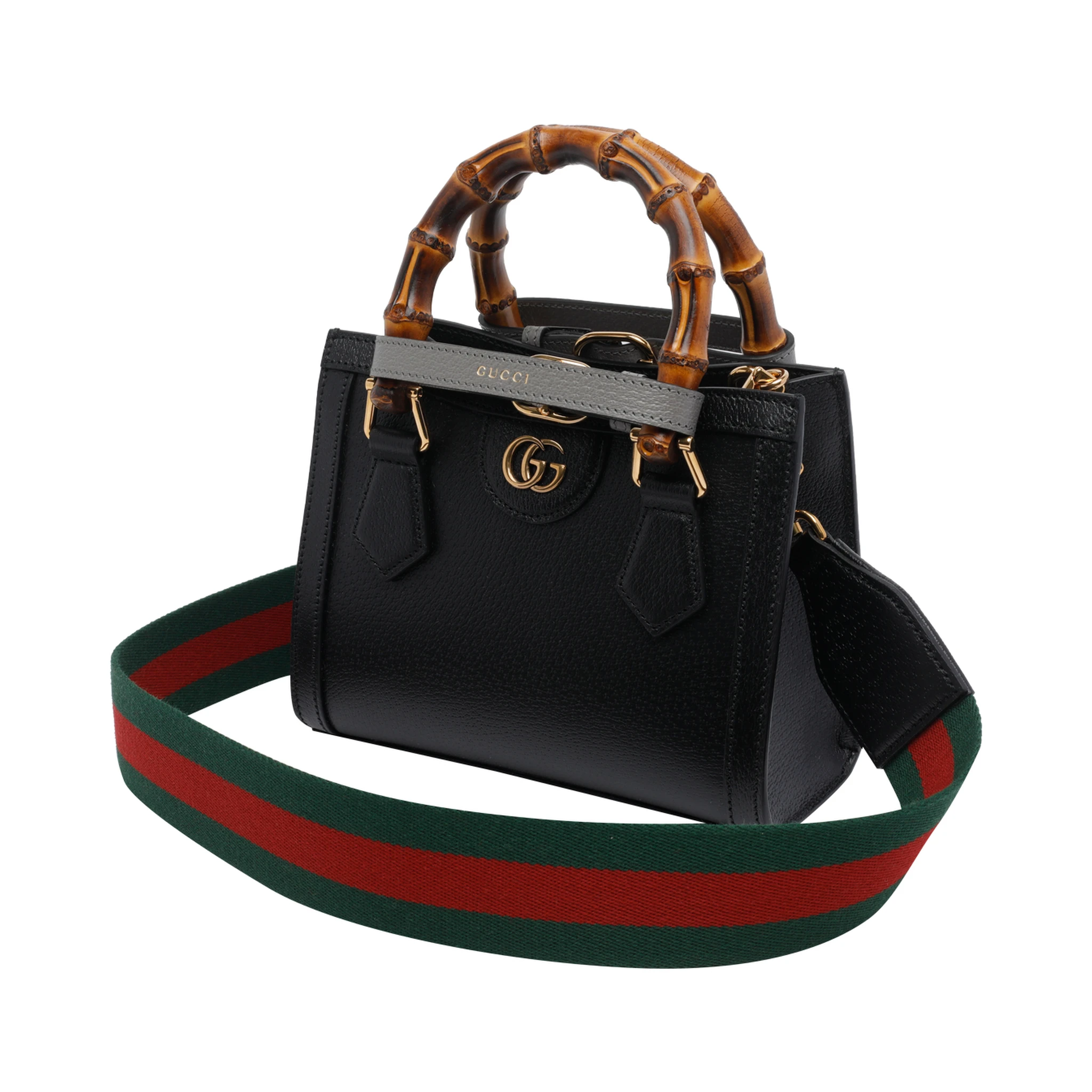 Black Gucci Diana small shopping bag