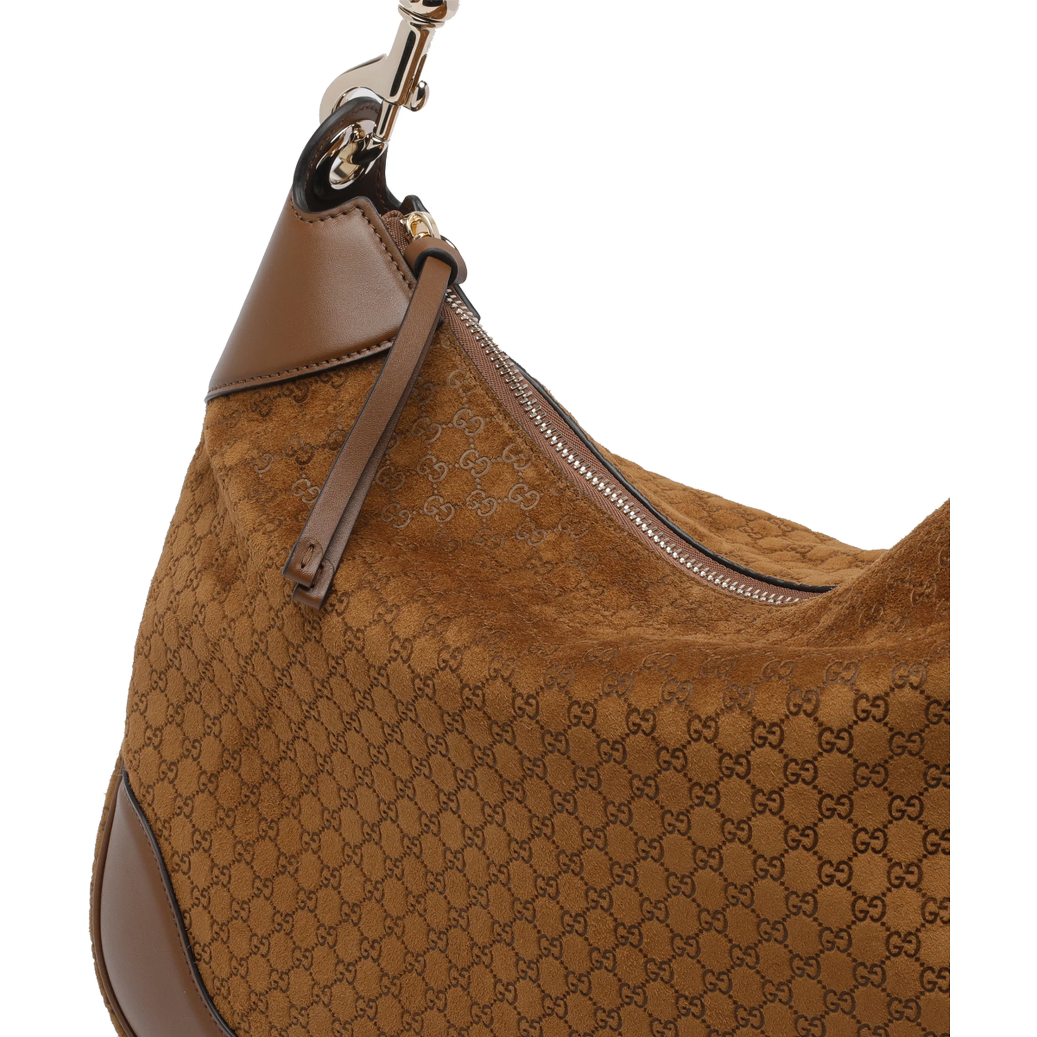 Brown Medium Gucci B shoulder bag