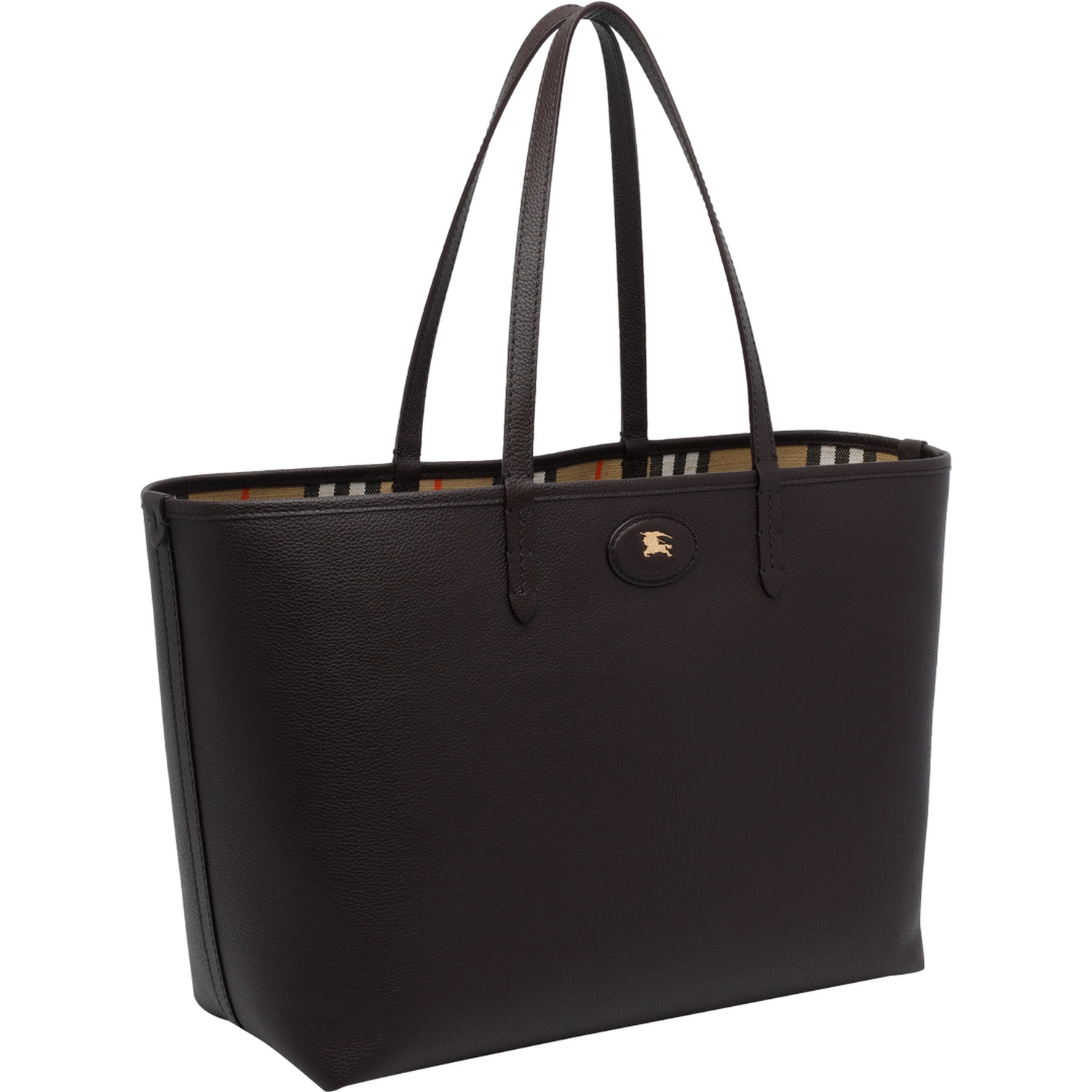 Black and Brown Medium Reversible Bloomsbury Tote Bag