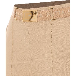Elisabetta Franchi Trousers Beige