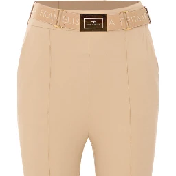 Elisabetta Franchi Trousers Beige