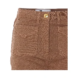 Elisabetta Franchi Trousers Brown