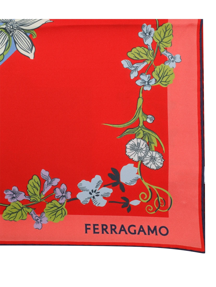 Ferragamo Scarfs Red