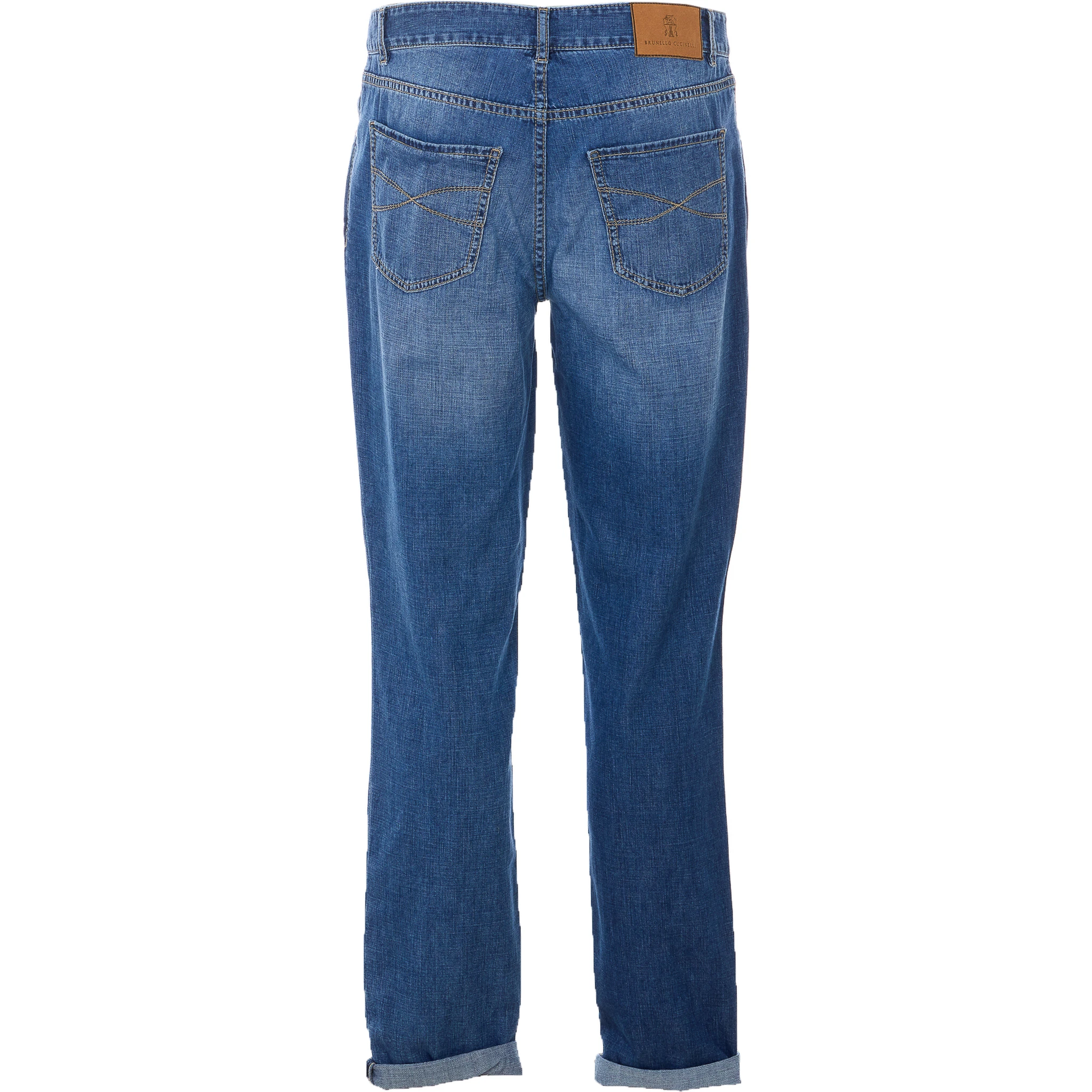 برونيلو كوتشينيللي بنطلون أزرق