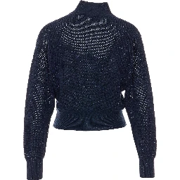 كنزة برونيلو كوتشينيللي باللون الأزرق