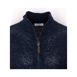 كنزة برونيلو كوتشينيللي باللون الأزرق