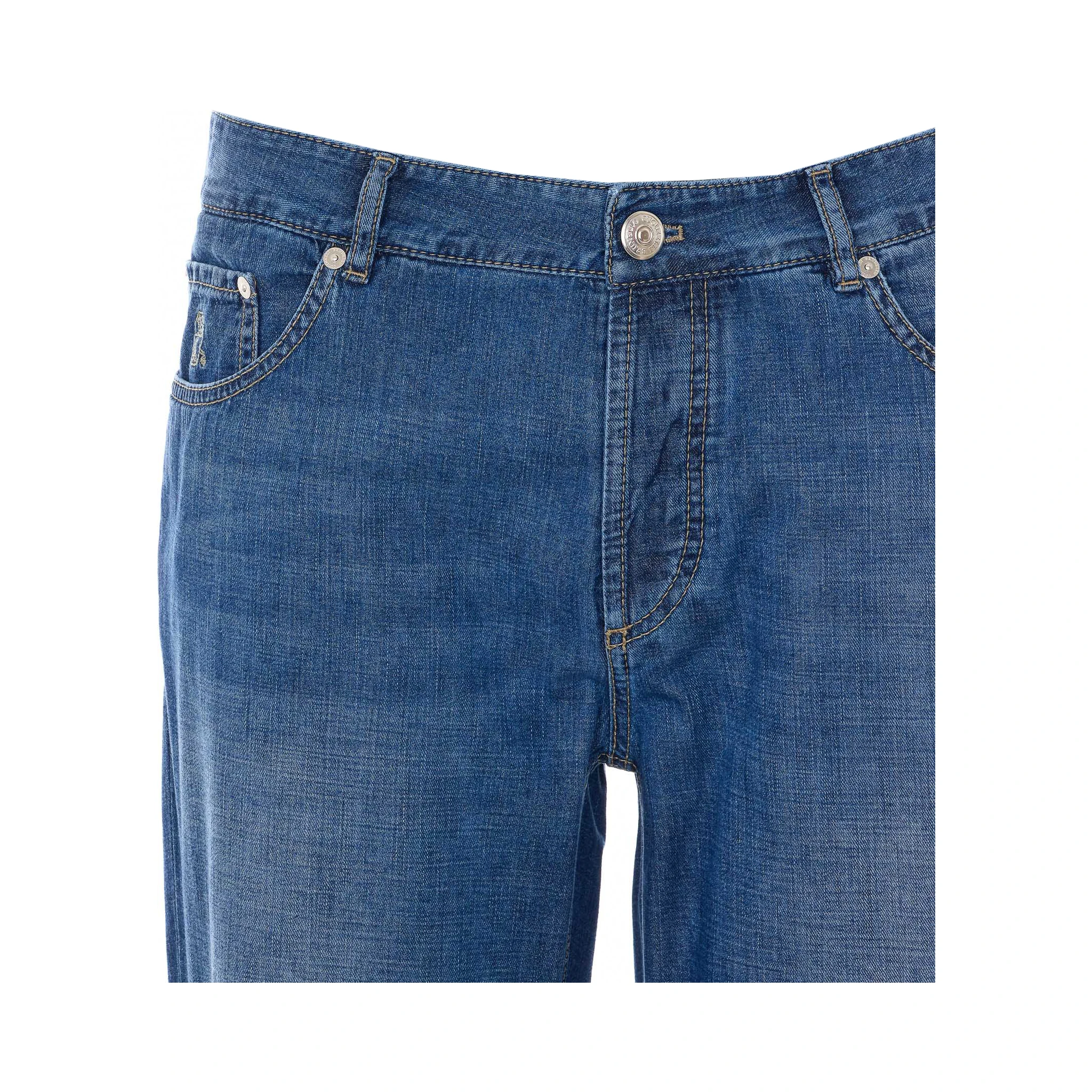 برونيلو كوتشينيللي بنطلون أزرق