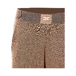 Elisabetta Franchi Trousers Brown