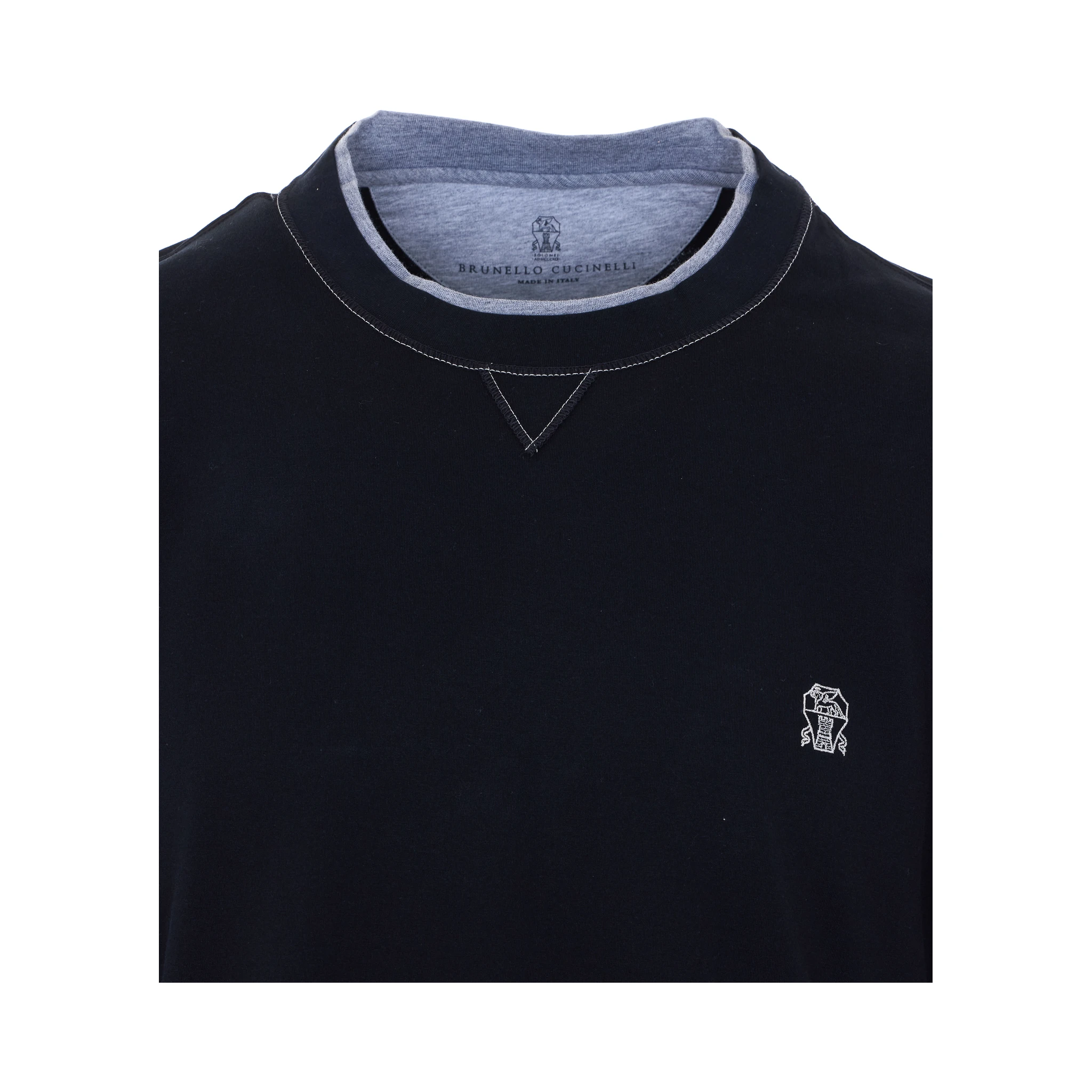 Brunello Cucinelli T-shirts and Polos Black
