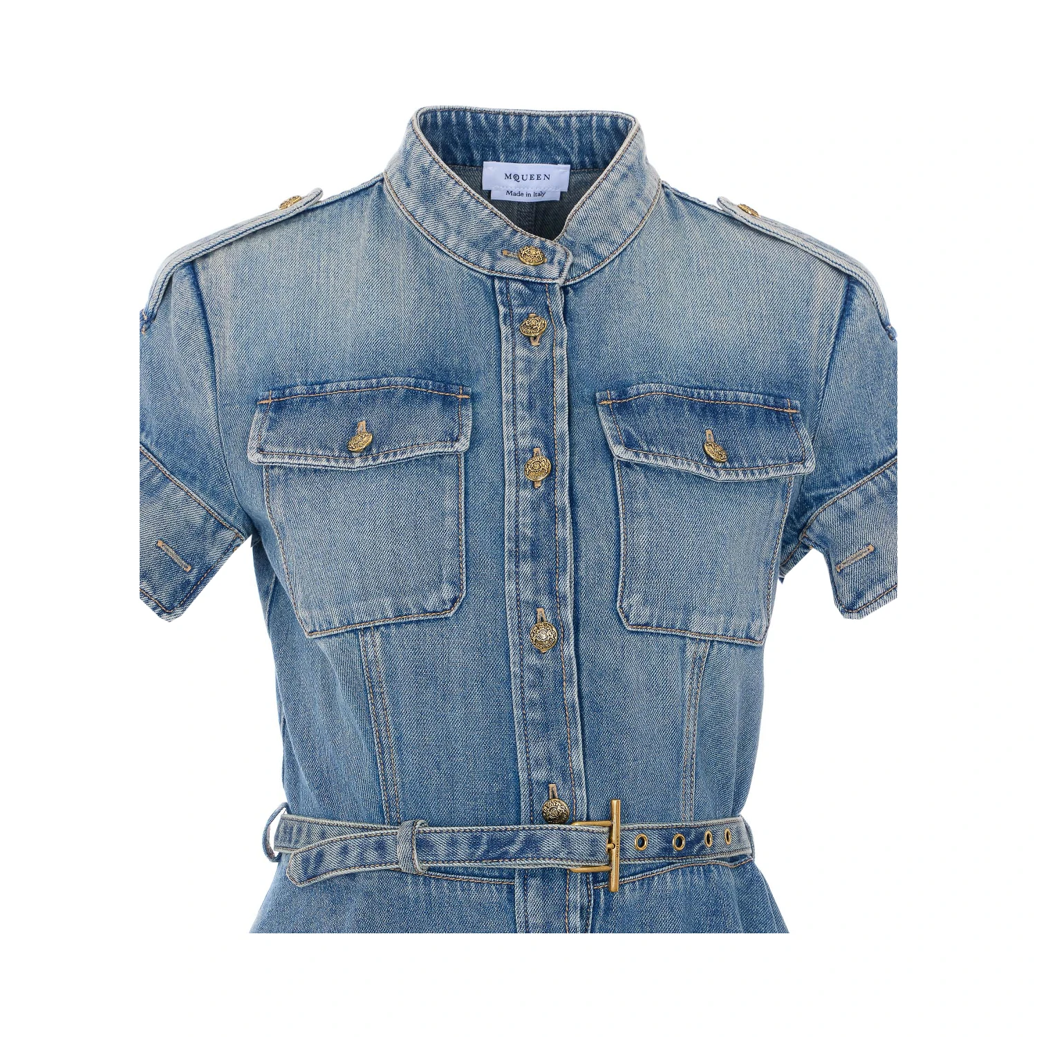 Alexander McQueen Dresses Blue