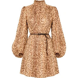 ANIMAL PRINT MINI DRESS