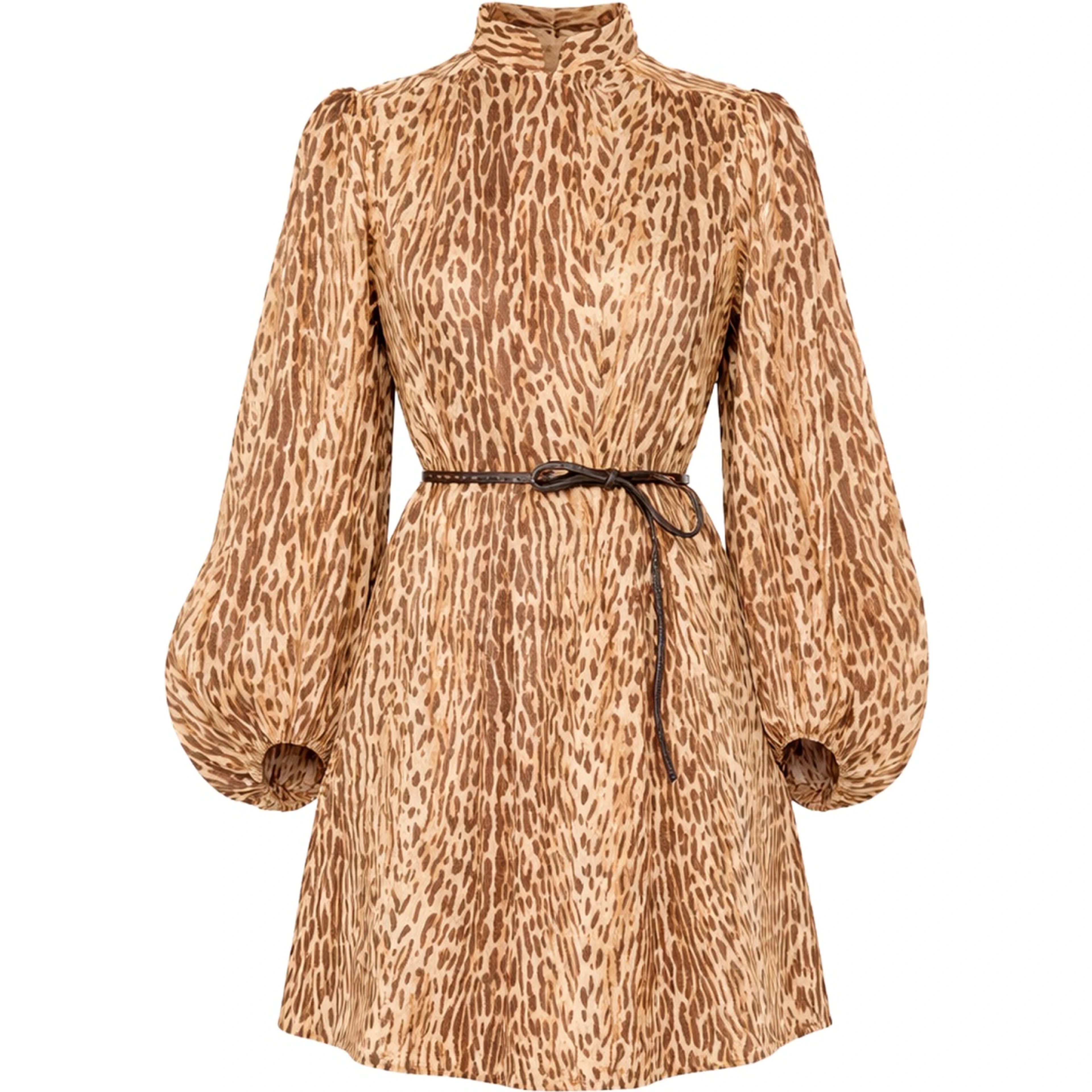 ANIMAL PRINT MINI DRESS