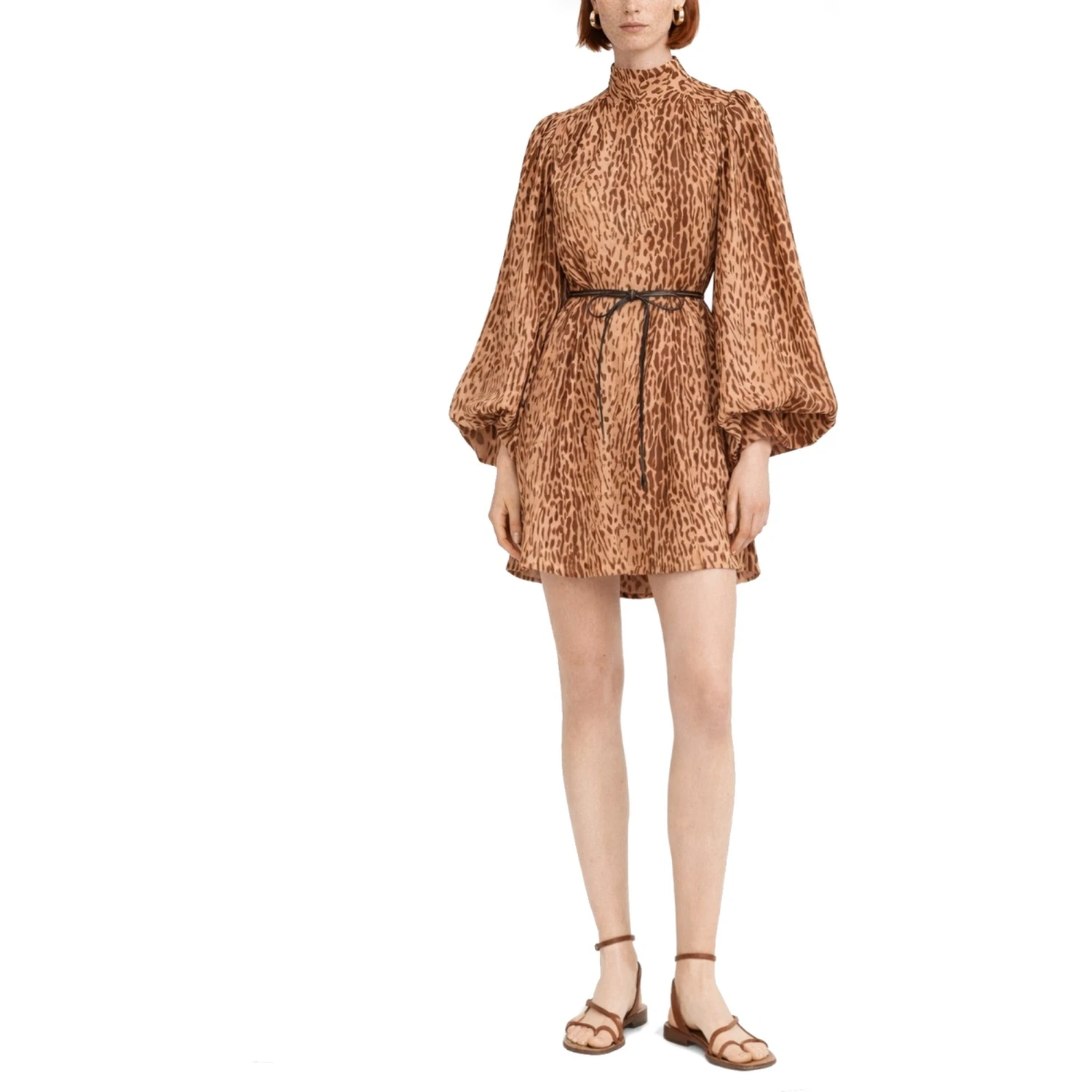 ANIMAL PRINT MINI DRESS