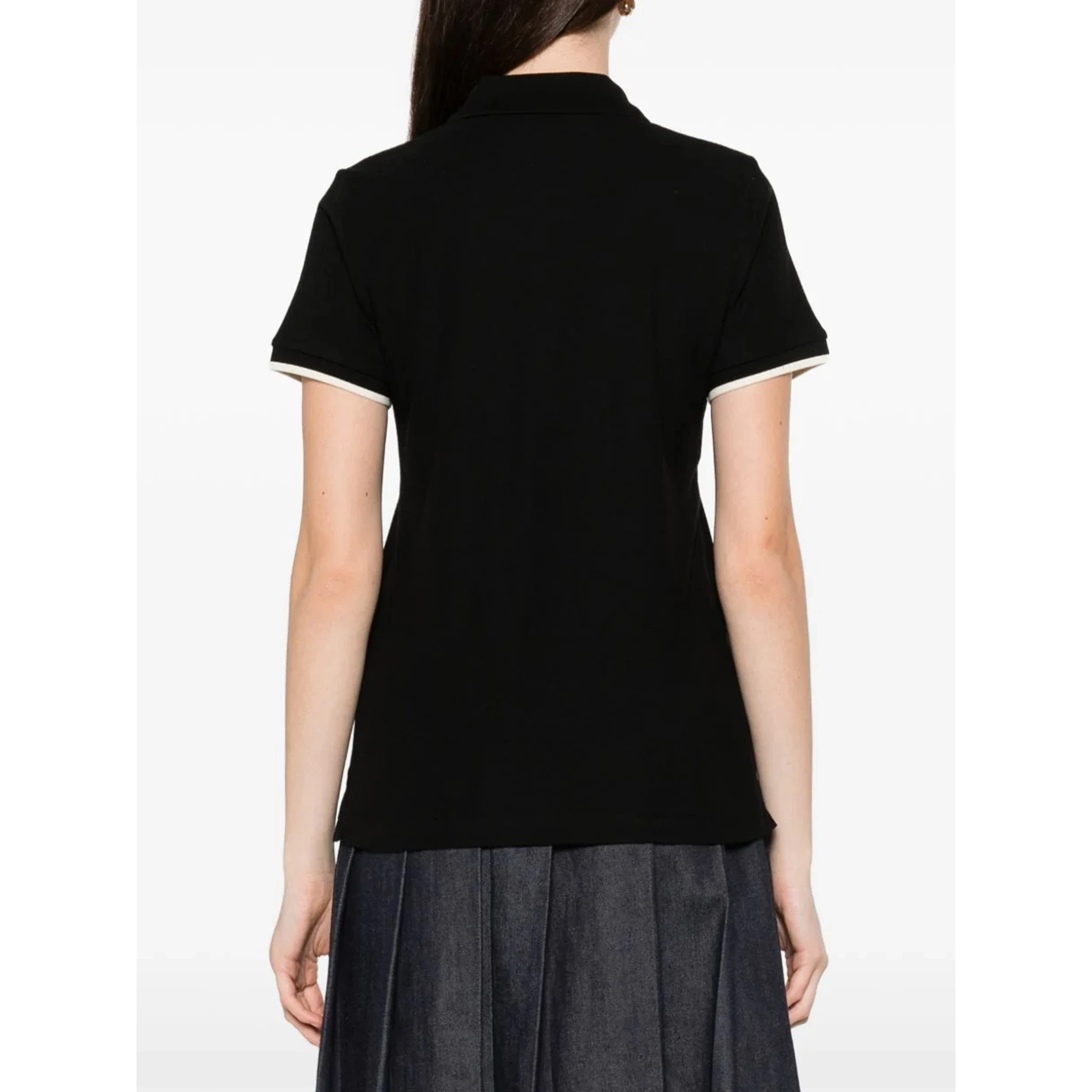 Cotton piqué polo shirt with logo