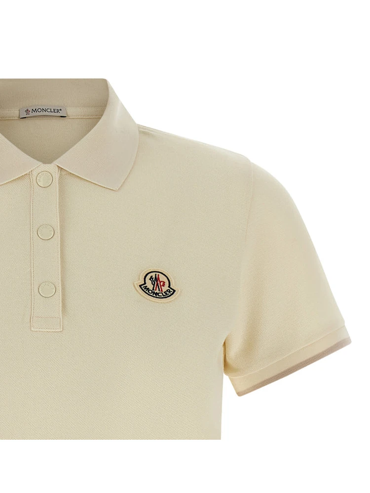 Cotton piqué polo shirt with logo alternative