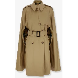 Belmont trench cape in gabardine