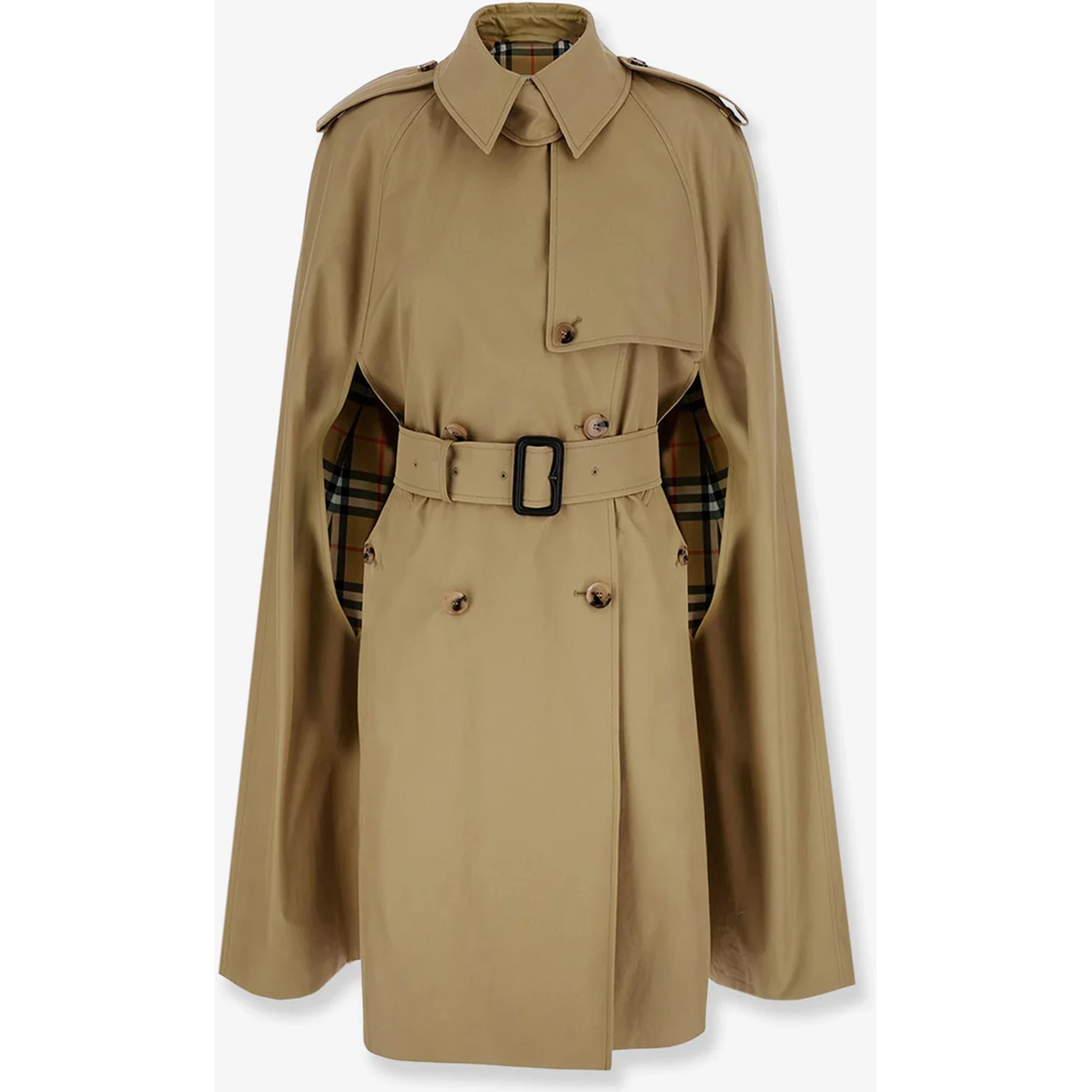 Belmont trench cape in gabardine