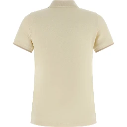 Cotton piqué polo shirt with logo