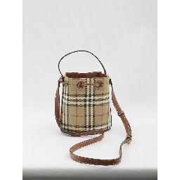 Check bucket bag mini