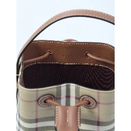 Check bucket bag mini