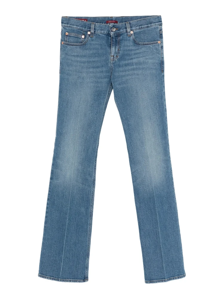 Straight leg jeans