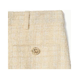 Cotton tweed pants