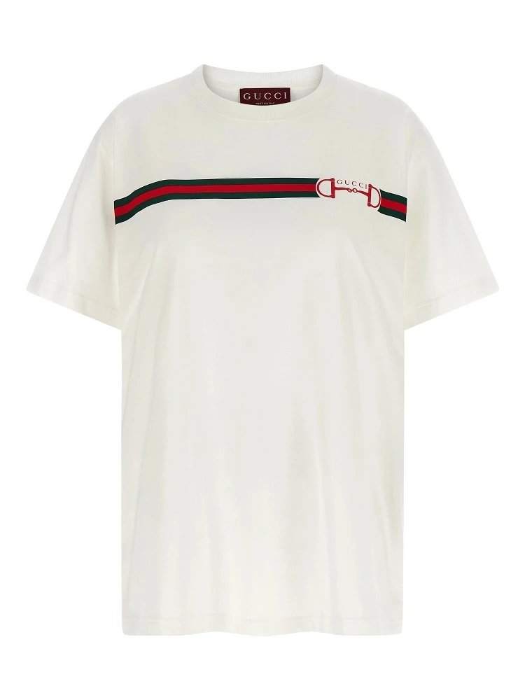 Horsebit cotton t-shirt